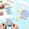 40Pcs Paper Jewelry Display Cards CDIS-FS0001-32D-5