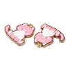 Alloy Enamel Pendants FIND-C037-20G-04-2