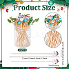 100Pcs Christmas Theme Disposable Bamboo Sticks AJEW-UN0002-64-3