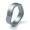 Non-magnetic Synthetic Hematite Finger Rings RJEW-H544-03A-2
