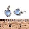 Brass Pave Cubic Zirconia Pendants KK-Z137-21P-07-3