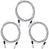 304 Stainless Steel Cable with TPU Sheathed AJEW-WH20006-36A-P-1