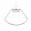 Tarnish Resistant 304 Stainless Steel Wire Pendants STAS-S103-03-2