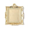 Brass Pendant Cabochon Settings KK-V005-01G-03-1