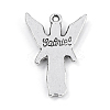 Tibetan Style Alloy Pendants TIBEP-Q063-157AS-RS-2