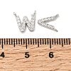 26Pcs Brass Micro Pave Clear Cubic Zirconia Pendants KK-H252-02P-3
