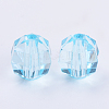 Transparent Acrylic Beads TACR-Q256-6mm-V38-2