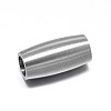 Tarnish Resistant Column 304 Stainless Steel Magnetic Clasps with Glue-in Ends STAS-D059-15D-2