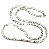 201 Stainless Steel Chain Necklaces LS-NJEW-P295-02P-1-1