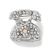 Fashion Platinum Zinc Alloy Enamel Pins LS-JEWB-D068-01P-06-1