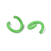 Spray Painted Iron Open Jump Rings IFIN-T017-04B-12-3