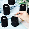 6Pcs 3 Sizes Velvet Ring Displays RDIS-FG0001-31-3