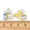 Rack Plating Alloy Enamel Pendants FIND-M033-02-3