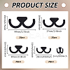 2 Bags Felt Craft Doll Mouth AJEW-FG0004-92-2