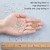CREATCABIN 40Pcs Brass Huggie Leverback Earring Findings KK-CN0001-47-3