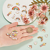 Alloy Enamel Big Pendants ENAM-CJ0001-10-3