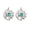 304 Stainless Steel Rhinestone Pendants STAS-Z166-24P-05-1