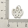 Rack Plating Brass Micro Pave Cubic Zirconia Charms KK-K386-08P-3