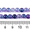 Dyed Natural White Jade Beads Strands X-G-T138-6mm-210-4-5