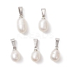 Natural Cultured Freshwater Pearl Rice Charms PALLOY-JF04961-1