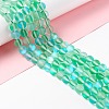 Synthetic Moonstone Beads Strands G-E573-01B-17-1
