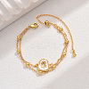 Fashionable Adjustable Double-Layered Gold Plated Cute Design Bracelet KP4958-1