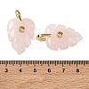 Natural Rose Quartz Pendants GG-CBA105B-01M-G-3