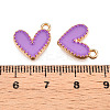 Alloy Enamel Charms ENAM-T011-204C-3
