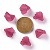 Frosted Acrylic Bead Caps MACR-S371-10A-706-4