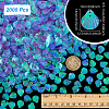 2000Pcs UV Plating Resin Charms RESI-NB0002-17D-2