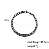 304 Stainless Steel Box Chain Bracelets for Men BK3651-2-1