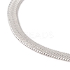 Non-Tarnish 304 Stainless Steel Herringbone Chains Bracelet for Men Women LS-BJEW-D450-01P-01-2