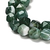 Dyed Natural Banded Agate Beads Strands G-G203-08A-4