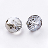 Rainbow Plated Faceted Rondelle Electorplated Glass Beads X-EGLA-E005-M-2