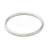 Non-Tarnish 304 Stainless Steel Simple Roung Ring Bangles for Women BJEW-F461-01F-P-2
