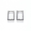 Tarnish Resistant 304 Stainless Steel Huggie Hoop Earrings STAS-S103-22P-1