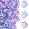 150Pcs 3 Colors Transparent Two Tone Spray Painted Glass Beads GLAA-LT0001-04B-6