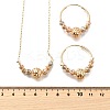 Brass Hollow Round Jewelry Set SJEW-F224-01M-3