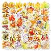 50Pcs Cartoon Leaf Paper Sticker STIC-C012-12-2
