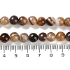 Natural Striped Agate/Banded Agate Beads Strands G-Z060-A01-B10-5