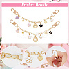 Alloy Enamel Pendant Decorative Purse Chains AJEW-AB00108-3