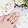 Brass Micro Pave Grade AAA Cubic Zirconia Beads ZIRC-NB0001-48-3