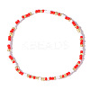 Boho Round Glass Seed Beaded Stretch Bracelets for Women NW8932-2-1
