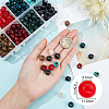 200Pcs 8 Colors Imitation Gemstone Acrylic Beads OACR-BC0001-12-3