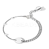 40Pcs 2 Style 304 Stainless Steel Lobster Claw Clasps STAS-LP0005-16-3