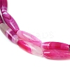 Natural Striped Agate/Banded Agate Beads Strands G-S280-10C-4