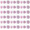 60Pcs 3 Styles Dyed Synthetic Coral Carved Beads CORA-SC0001-21B-1