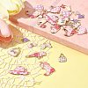28Pcs 14 Styles Alloy Enamel Pendants ENAM-FS0002-25-9