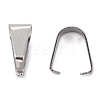 Non-Tarnish 304 Stainless Steel Snap on Bails X-STAS-R048-13x9mm-2
