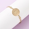 Religion 304 Stainless Steel Link Bracelets for Women LS-BJEW-F524-02B-G-2